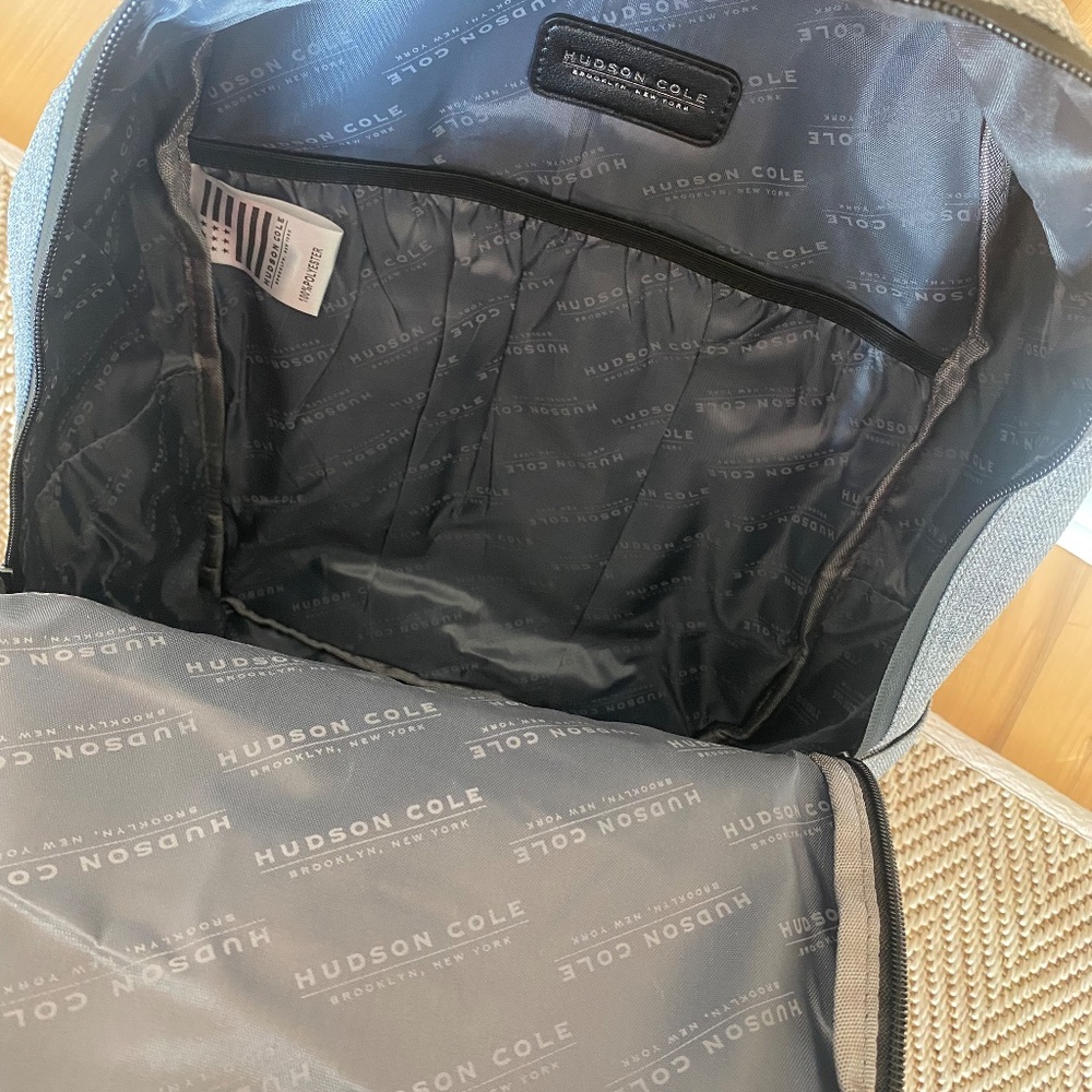 Hudson Cole BKNY Luna Backpack Grey - Picture 12 of 16